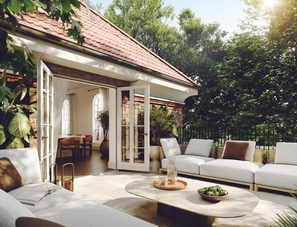 London Square 50 Brook Green Hammersmith W6 Private Terrace Outdoor Living Cgi