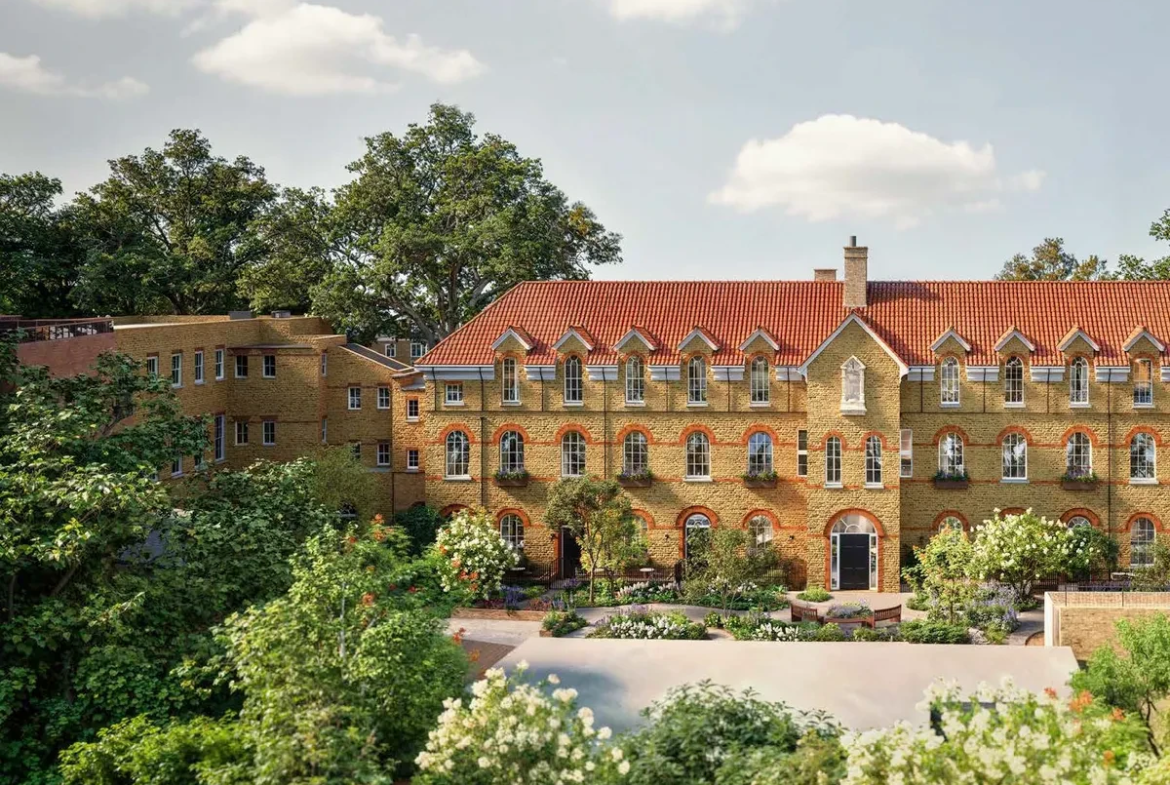 London Square Fifty Brook Green W6 Development Aerial Exterior View