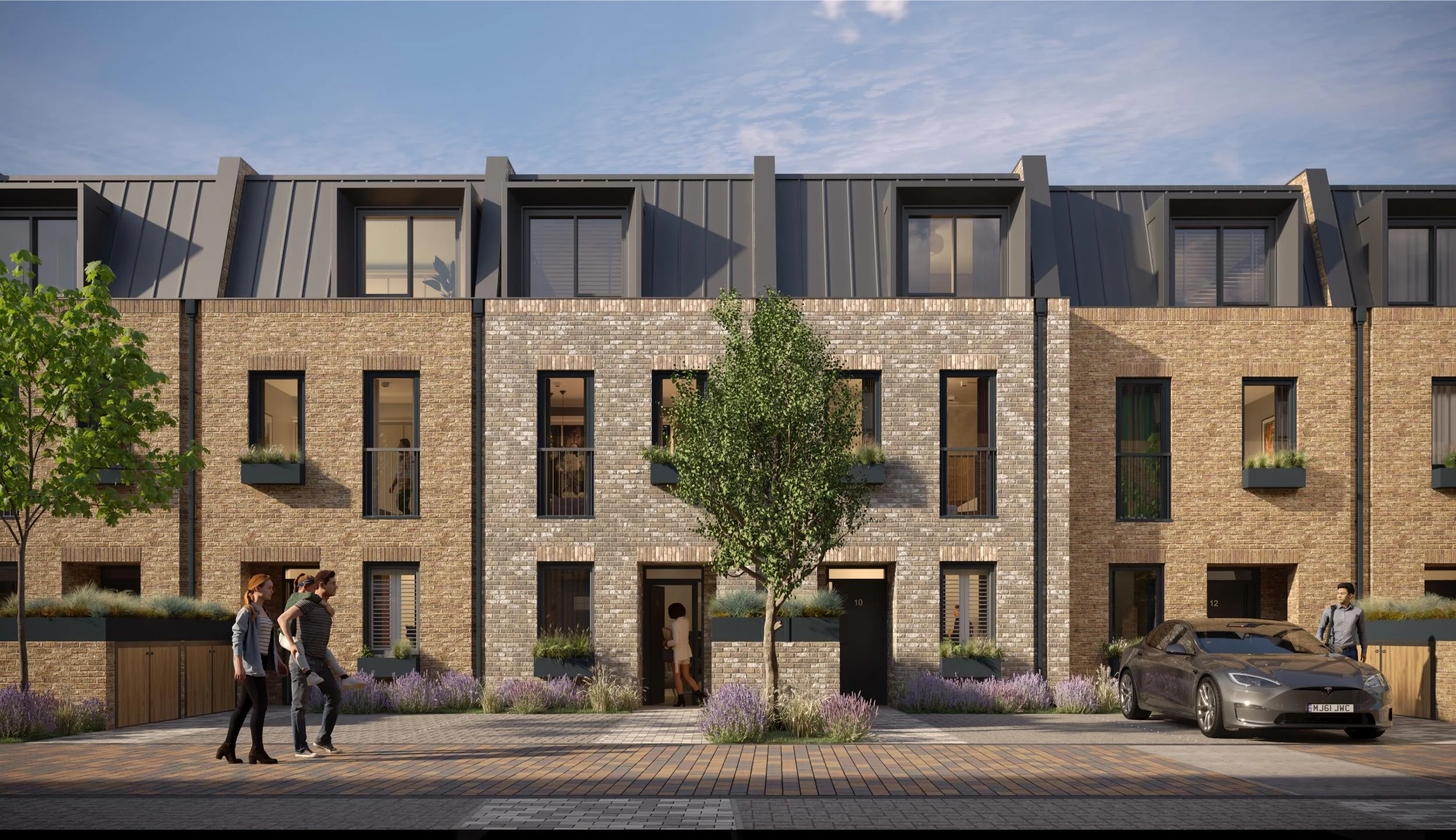 London Square Twickenham Green Bakers Mews Plot8 Exterior Cgi Tw2