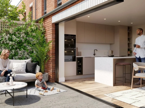London Square Twickenham Square Townhouse Garden Open Plan Kitchen Twickenham