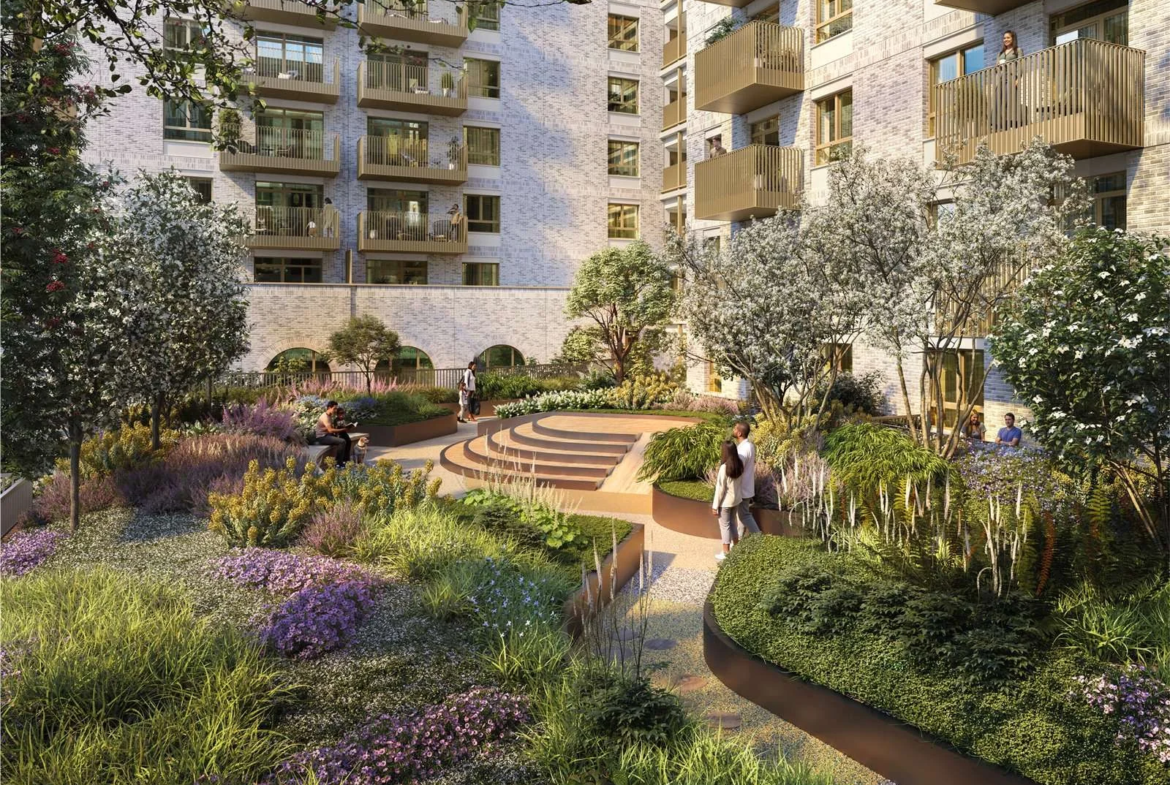 London The Broadley Marylebone Courtyard Gardens Kew Nw8