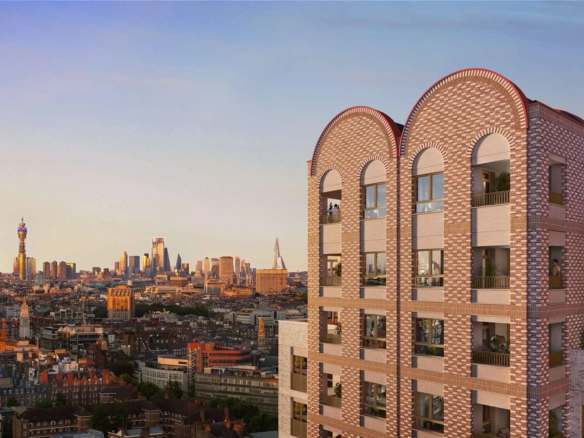 London The Broadley Marylebone Exterior Arched Facade Brick Nw8