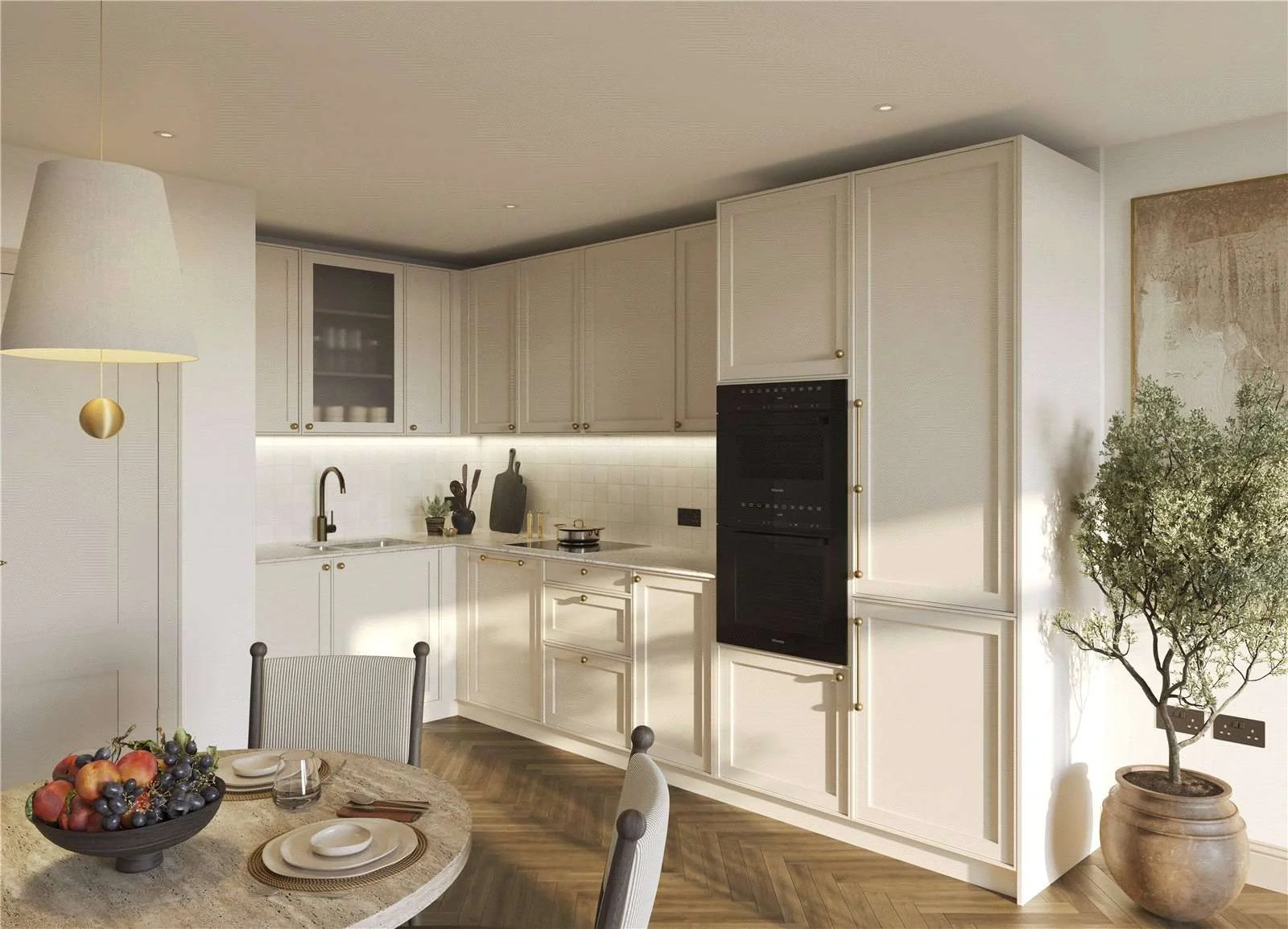 london-the-broadley-marylebone-kitchen-miele-appliances-herringbone-floor-nw8 London The Broadley Marylebone Kitchen Miele Appliances Herringbone Floor Nw8