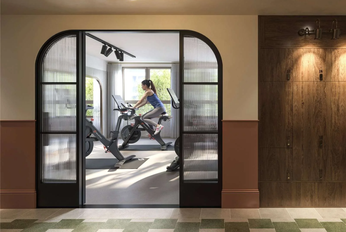 London The Broadley Marylebone Nw8 Peloton Gym Entrance
