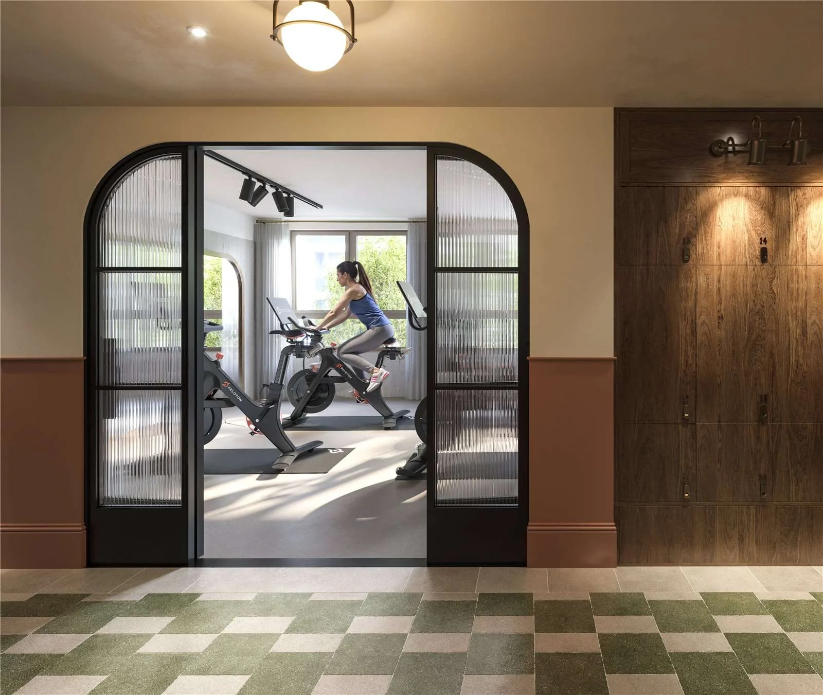 London The Broadley Marylebone Nw8 Peloton Gym Entrance