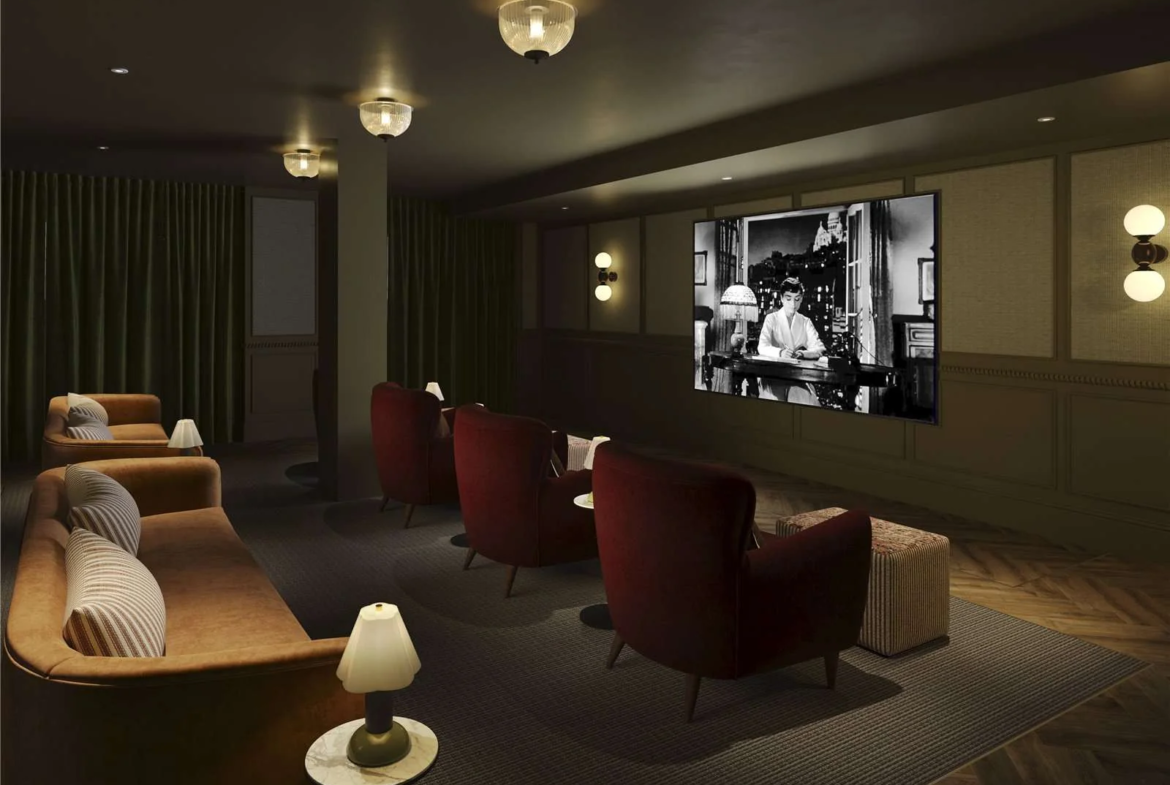 London The Broadley Marylebone Private Screening Room Cinema Nw8