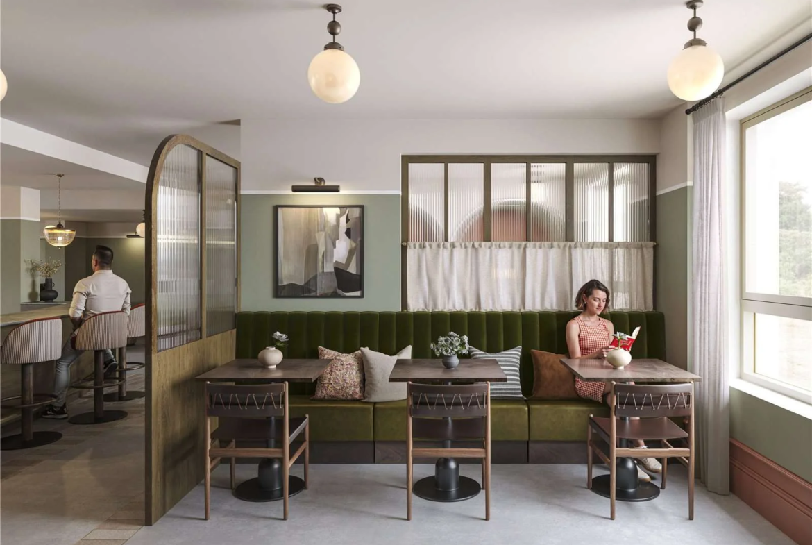 London The Broadley Marylebone Residents Cafe Dining Area Nw8
