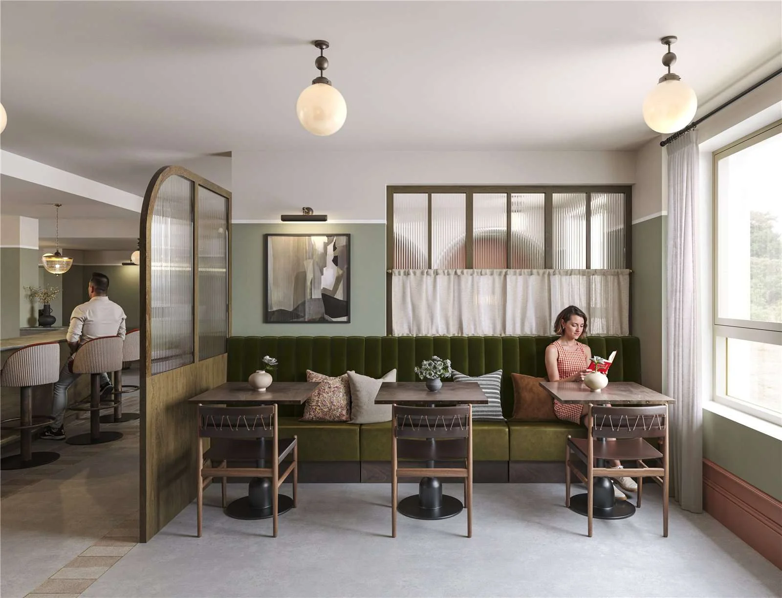 london-the-broadley-marylebone-residents-cafe-dining-area-nw8 London The Broadley Marylebone Residents Cafe Dining Area Nw8