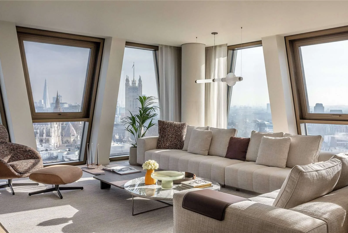 London The Broadway Westminster Sw1h Living Room Westminster Abbey View