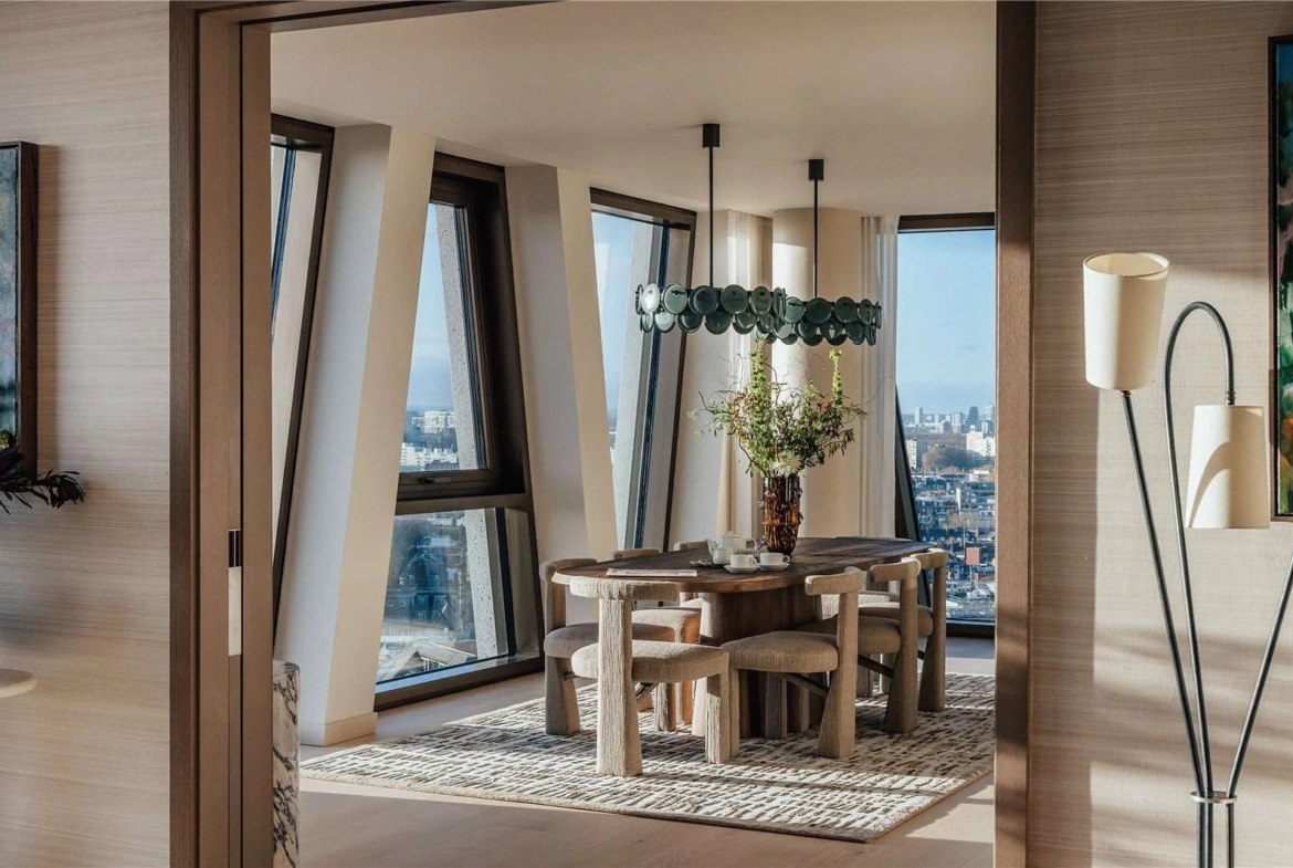 London The Broadway Westminster Sw1h Open Plan Dining Room Battersea South West View