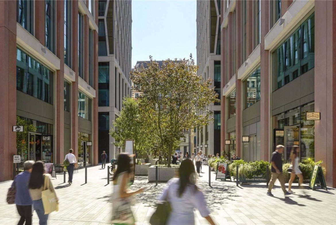 London The Broadway Westminster Sw1h Orchard Place Retail Dining Pedestrian Street