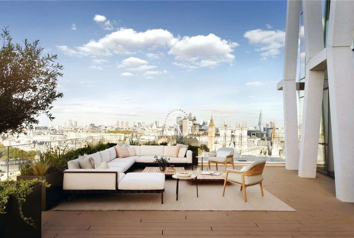 London The Broadway Westminster Sw1h Private Terrace London Eye Big Ben Panoramic View