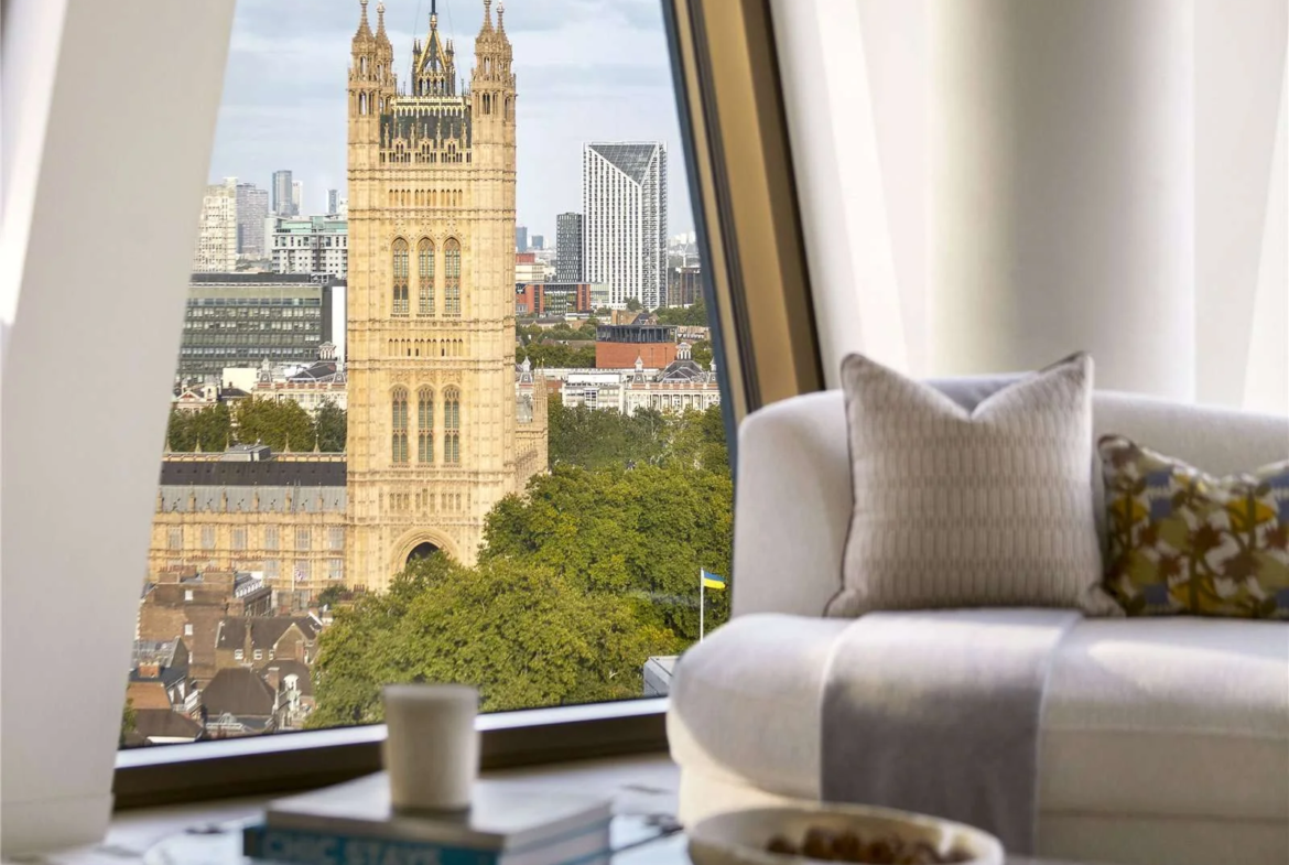 London The Broadway Westminster Sw1h Reception Room Victoria Tower Parliament View