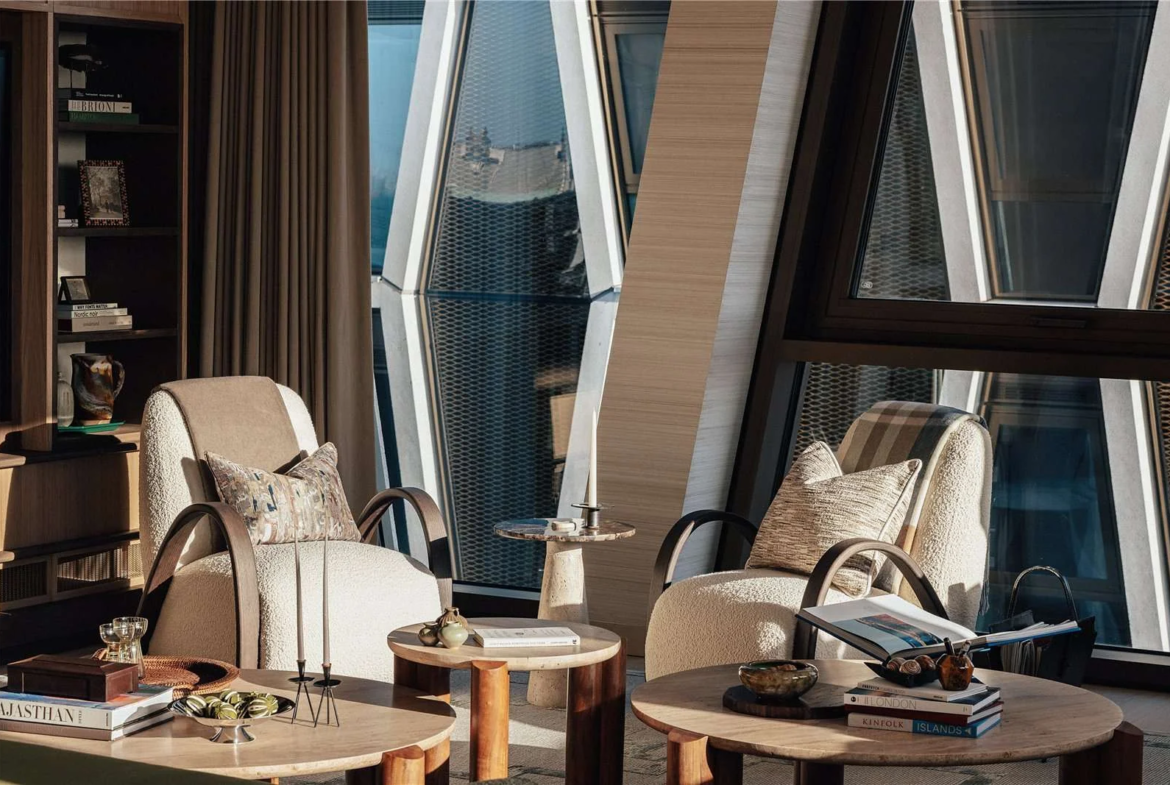 London The Broadway Westminster Sw1h Study Reading Nook Angled Windows
