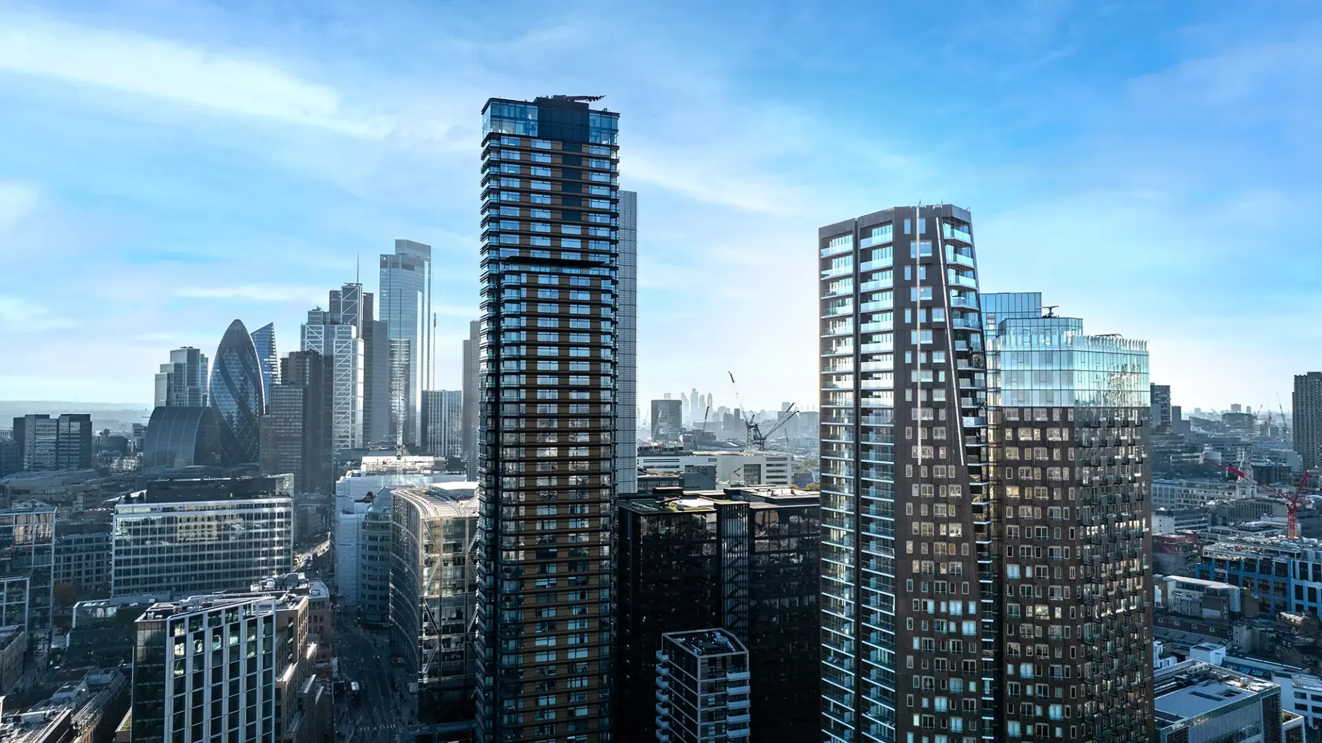 London The Stage Shoreditch Aerial View Liverpool Street Ec2a