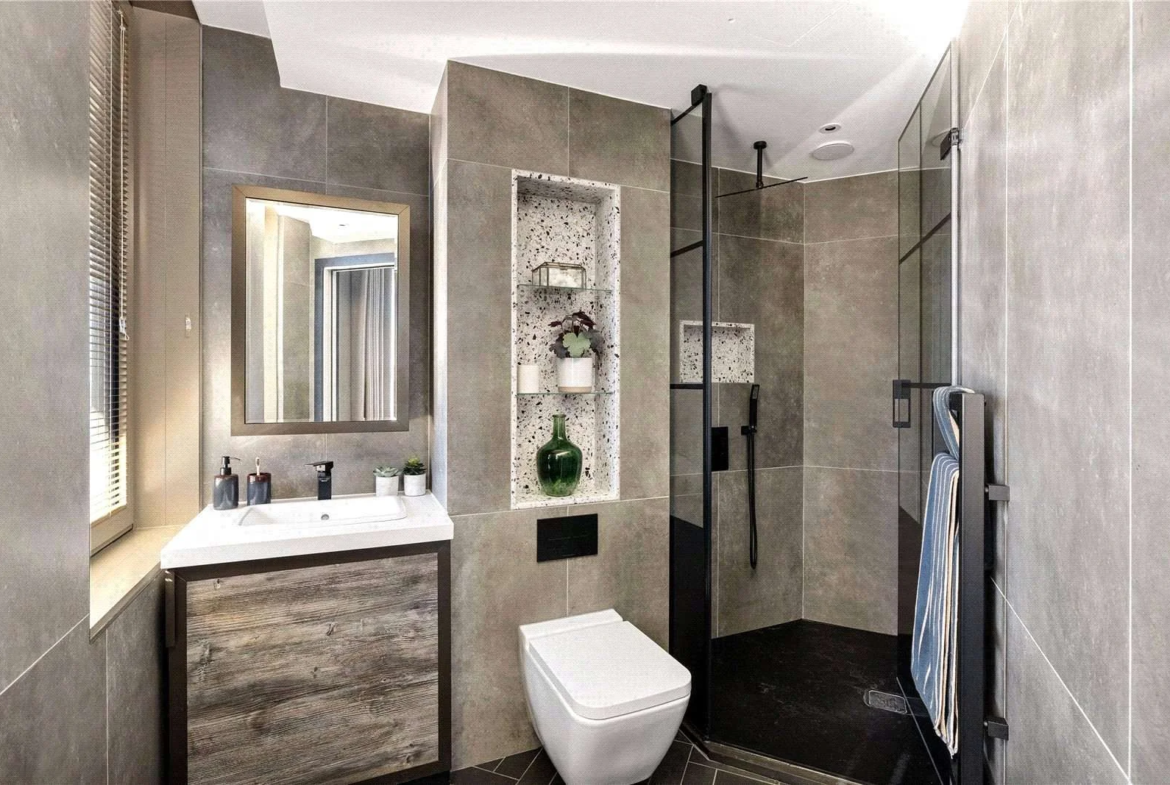 London The Stage Shoreditch Ec2a Apartment Bathroom Shower Room