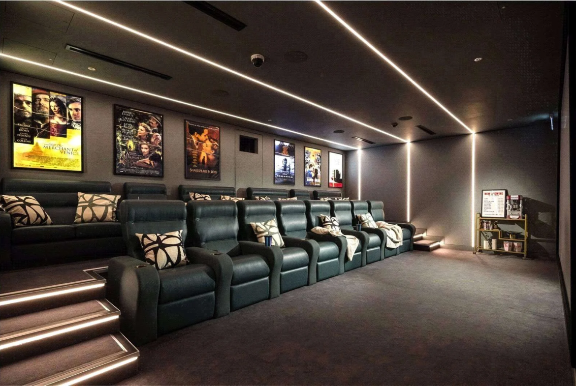 London The Stage Shoreditch Ec2a Residents Luxury Cinema Screening Room