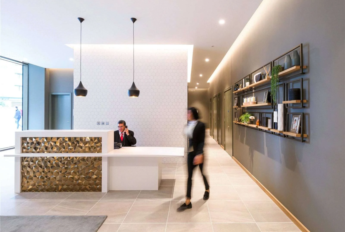 Nine Eastfields Riverside Quarter Wandsworth Sw18 Concierge Lobby Reception Hotel Style Residents Services
