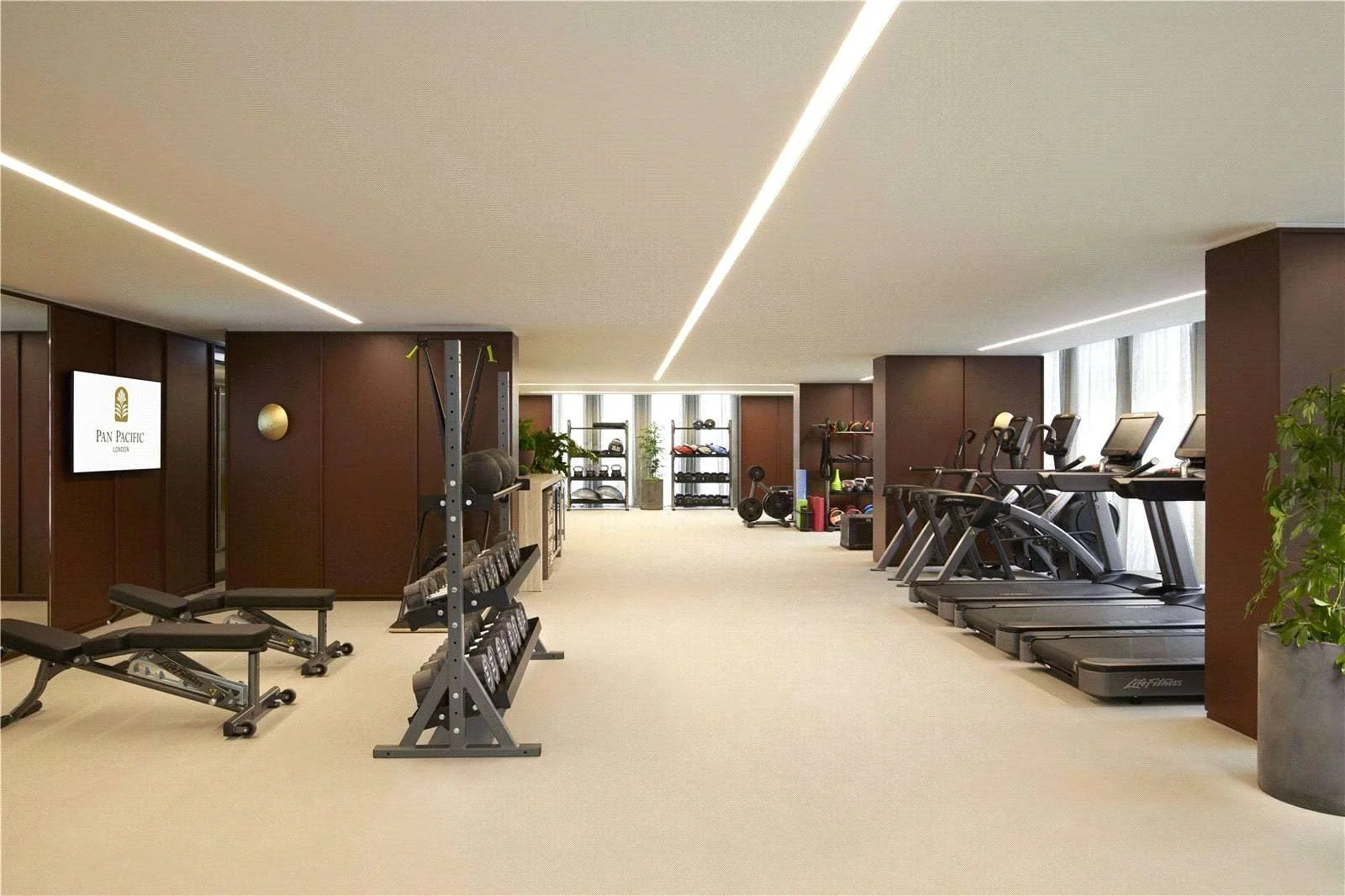 One Bishopsgate Plaza Houndsditch City Of London Ec3a Pan Pacific Gymnasium Treadmills