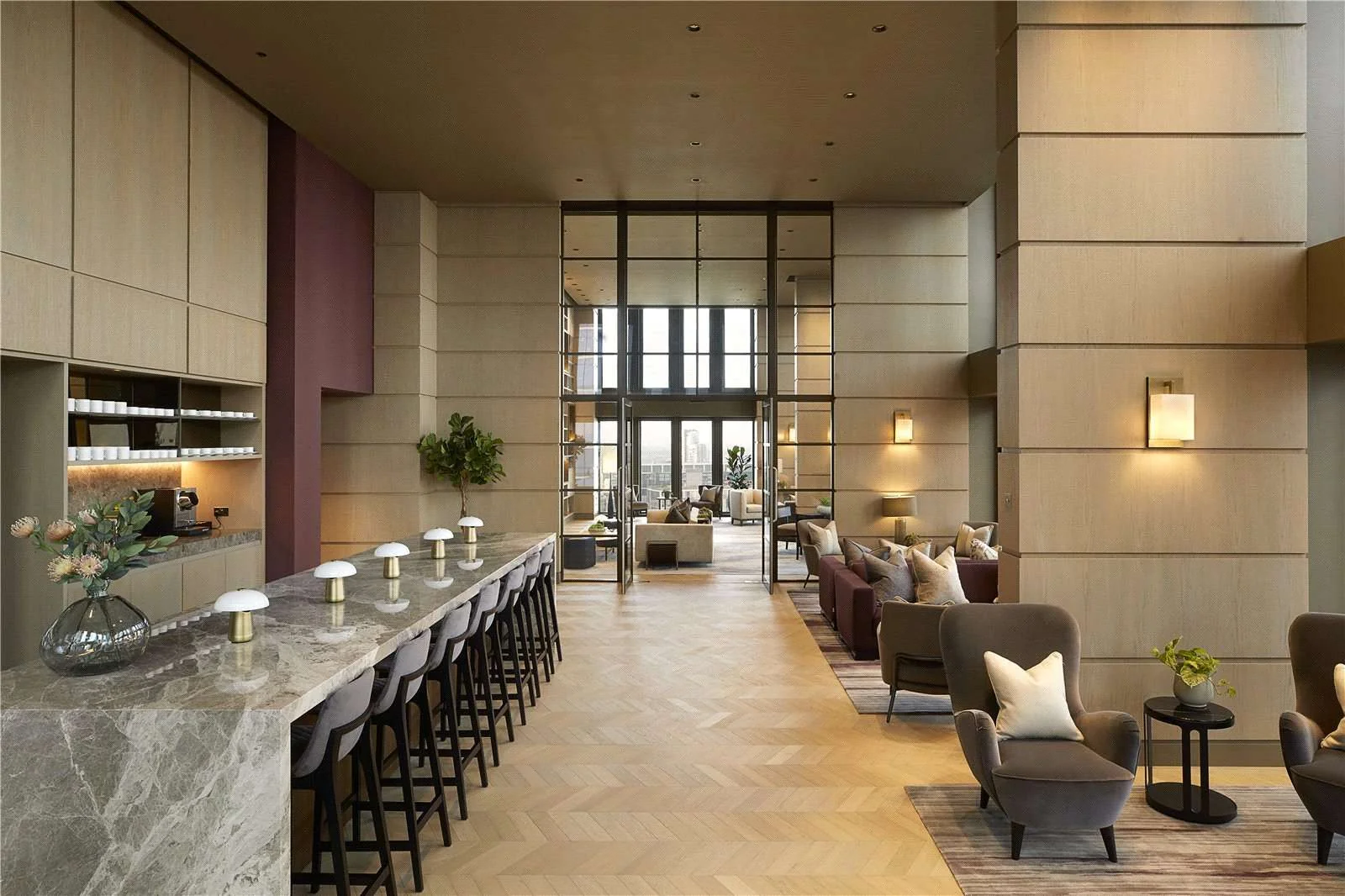 One Bishopsgate Plaza Houndsditch City Of London Ec3a Residents Lounge Bar Sky Terrace