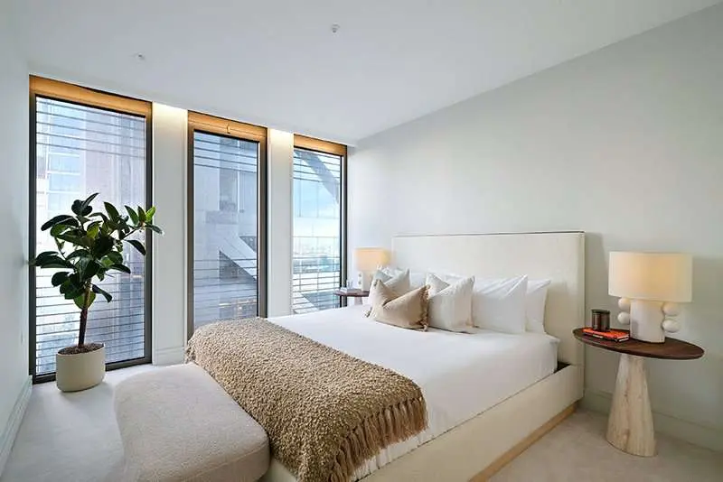 One Bishopsgate Plaza London Ec3a Living Room Kitchen Open Plan