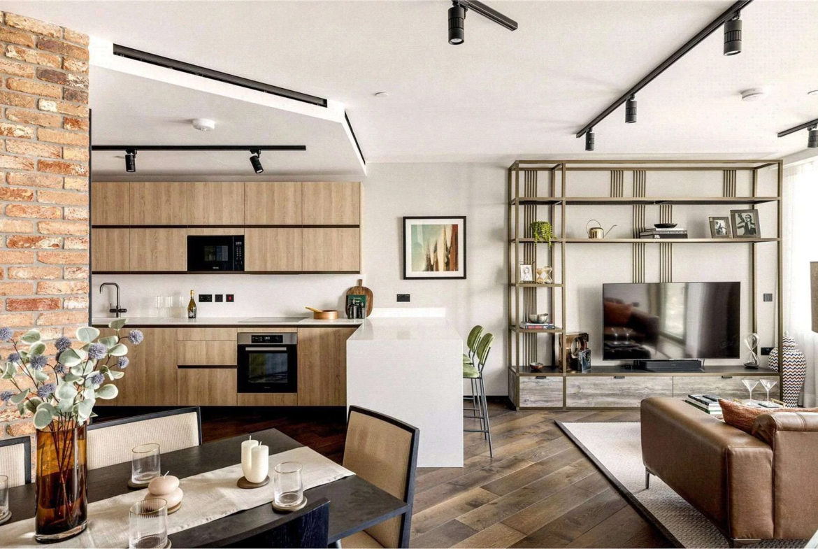 Open Plan Kitchen Living Room The Stage Shoreditch London Ec2a