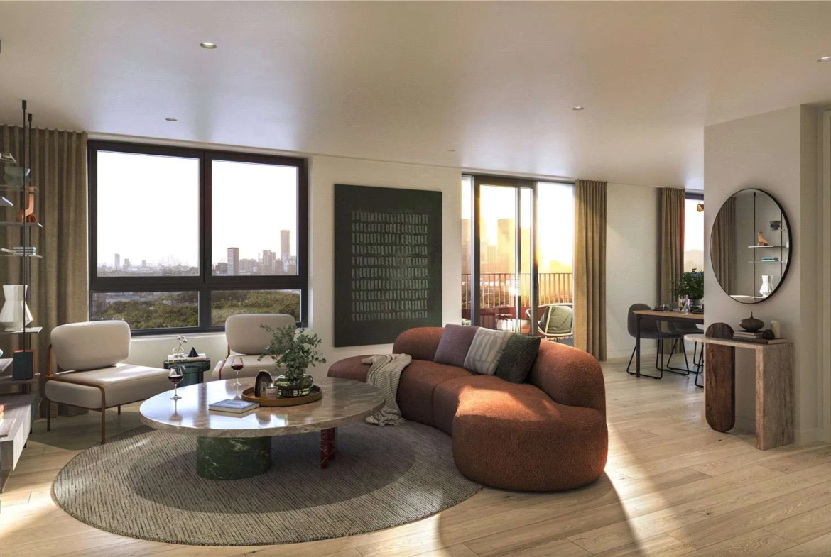 Peninsula Gardens Parkview Greenwich London Se10 2bed Living Room Park Canary Wharf View