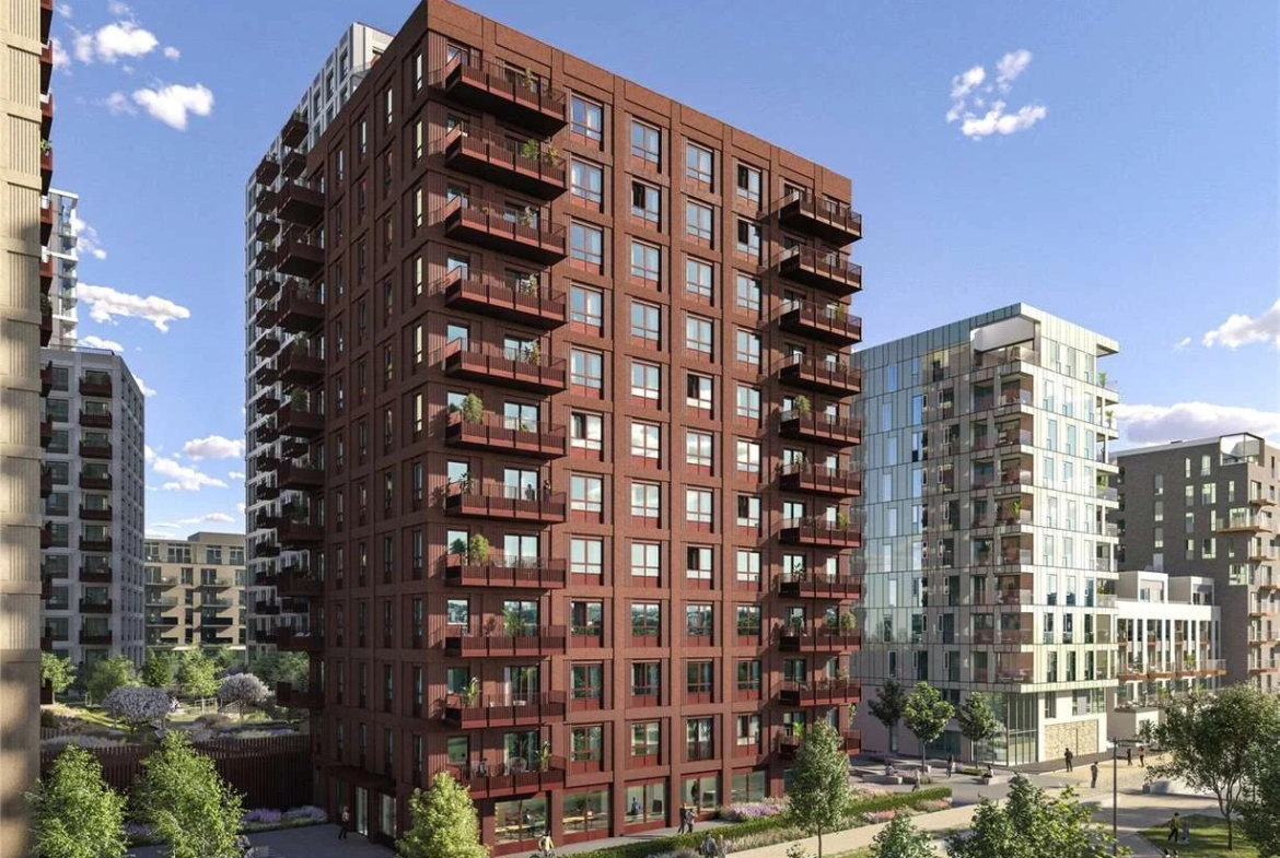 Peninsula Gardens Parkview Greenwich London Se10 Exterior Red Brick Balconies Landscaped Gardens