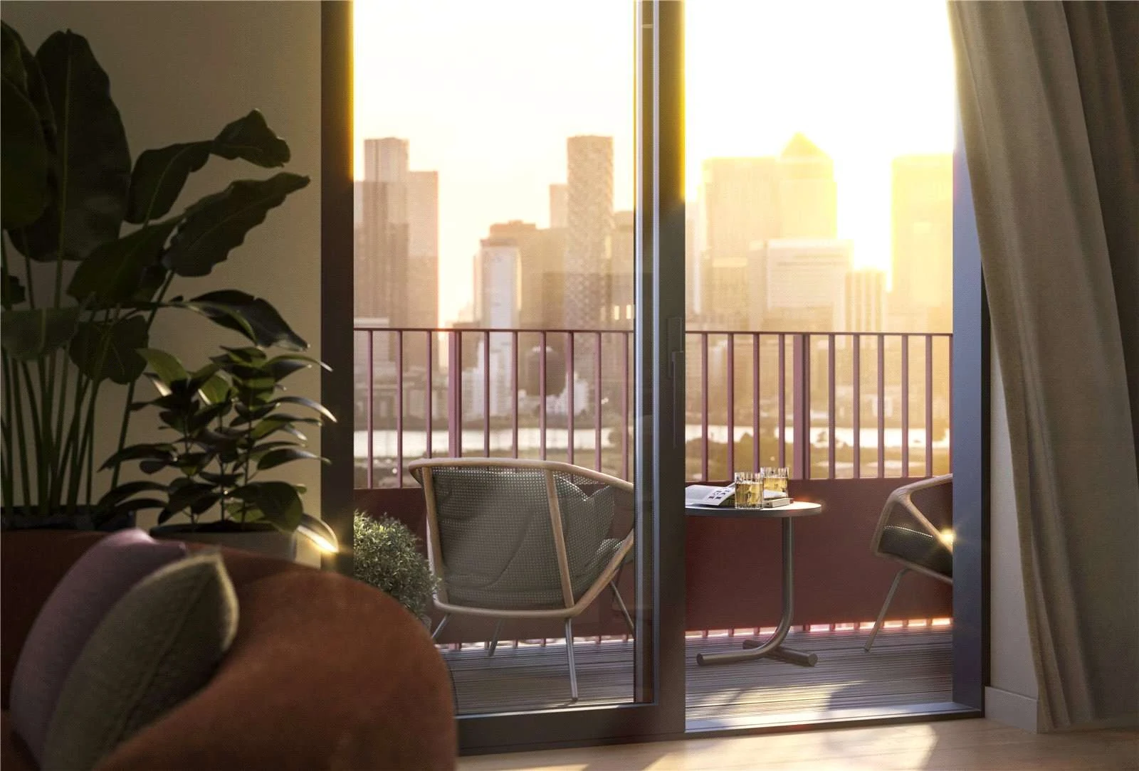 Peninsula Gardens Parkview Greenwich London Se10 Private Terrace Canary Wharf Sunset View