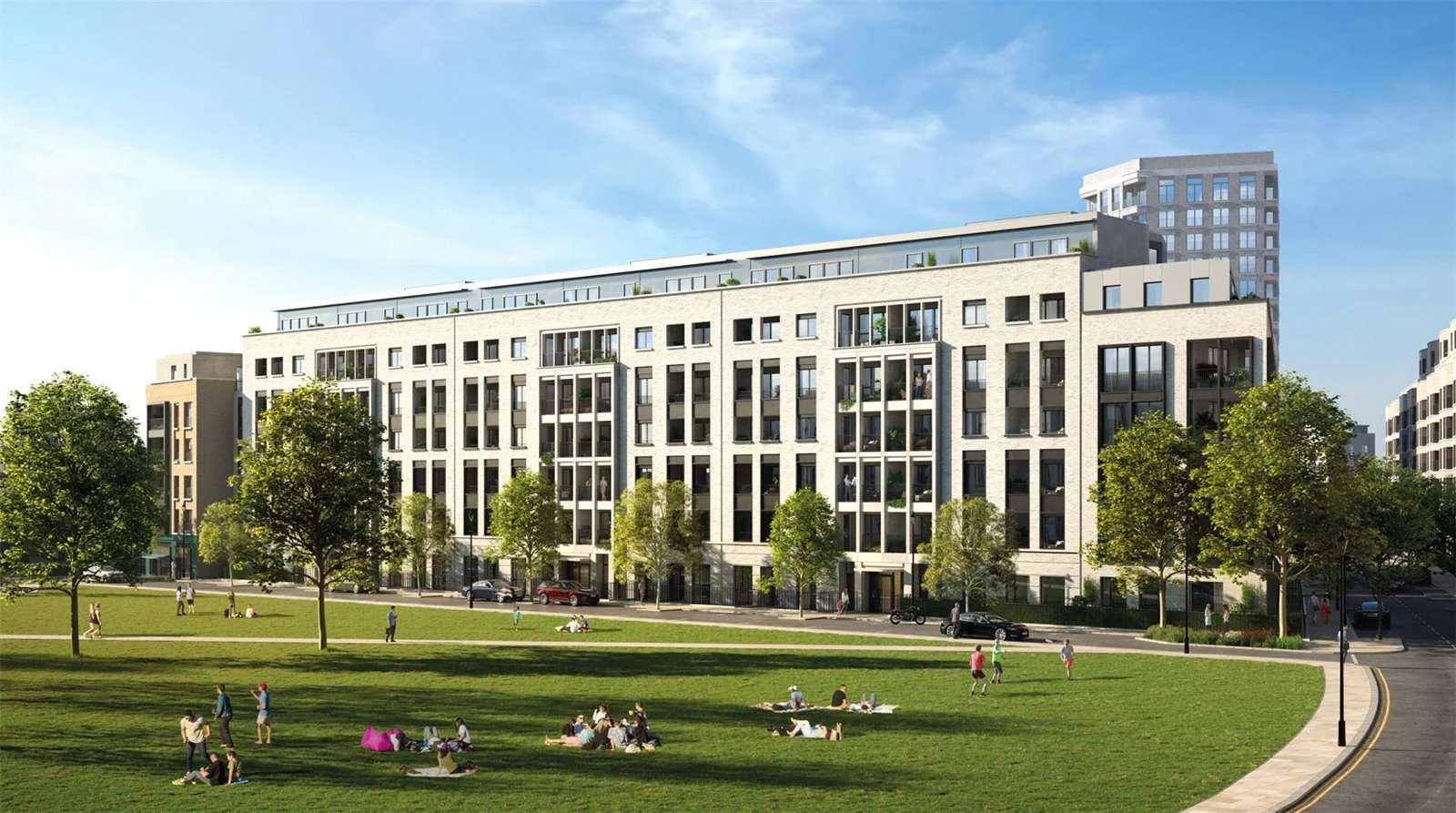 Portobello Square W10 Park Edition Cgi Athlone Gardens Facade Development Notting Hill