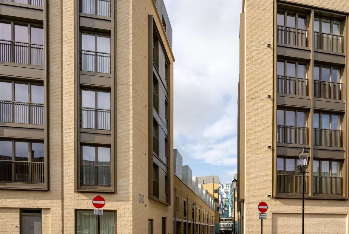 Portobello Square The Auria Ladbroke Grove W10 Street View Cream Brick Balconies Development