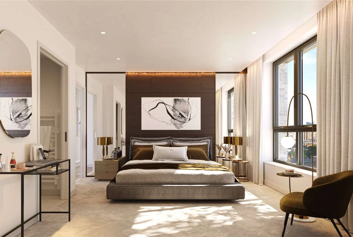 Postmark London Wc1x Mount Pleasant Bedroom Cgi