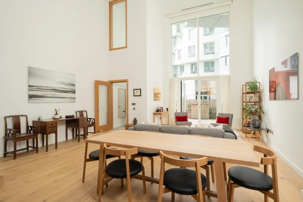 Prospect Place Battersea Power Station Sw11 8dl London Double Height Open Plan Living Dining Natural Light