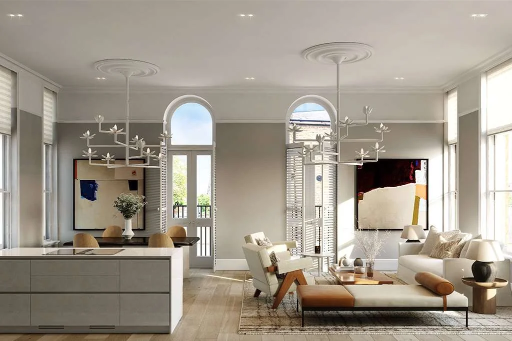 Richmond Square Triple Aspect Open Plan Living 3 7m Ceilings Italian Kitchen Richmond Tw9