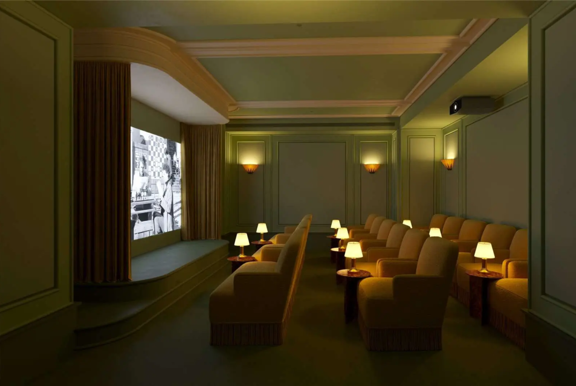 Scenery House Television Centre Wood Lane White City W12 London Private Cinema Screening Room Velvet Seats Residents Amenity