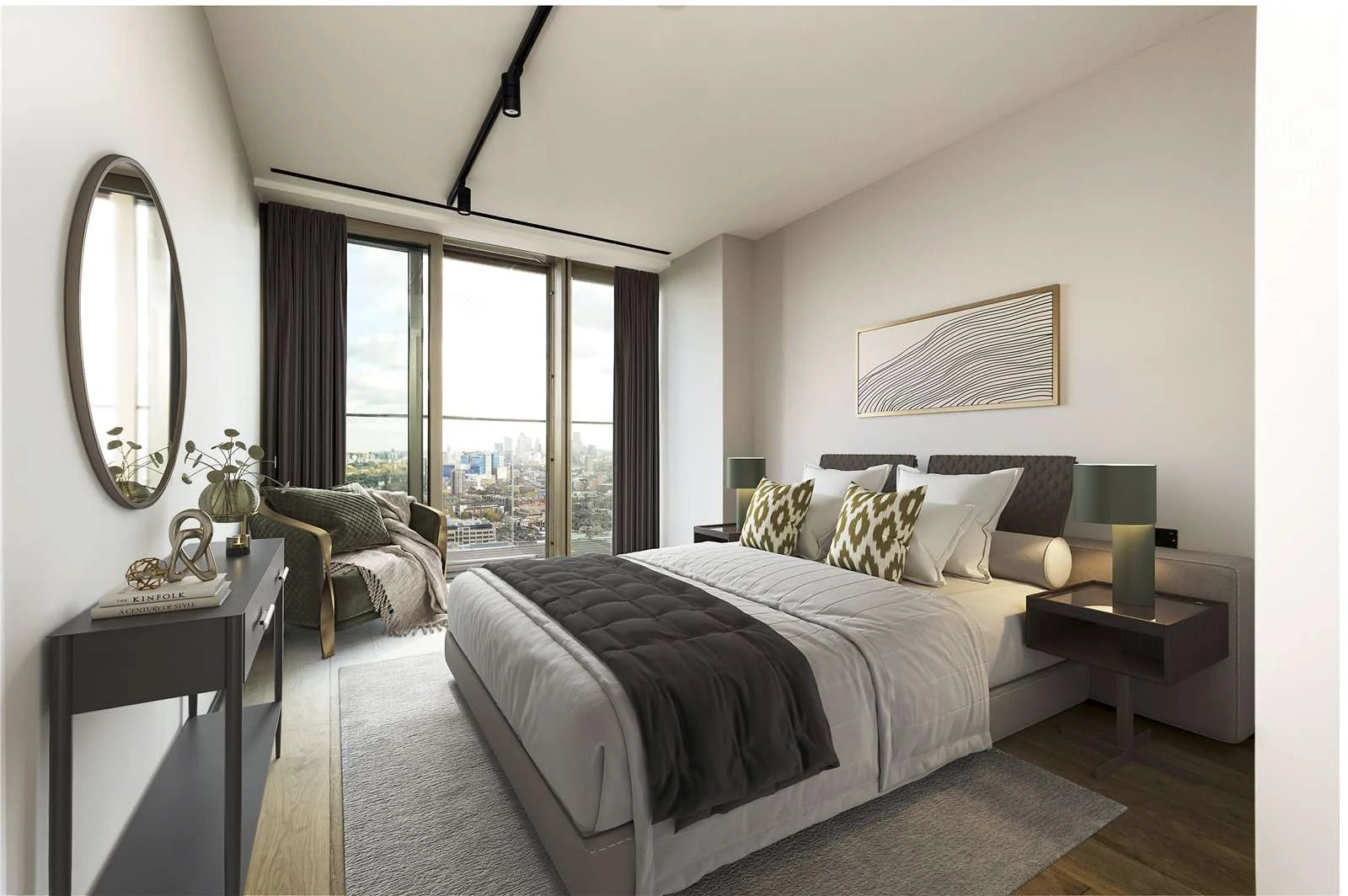 Second Bedroom Canary Wharf Views The Stage Shoreditch London Ec2a
