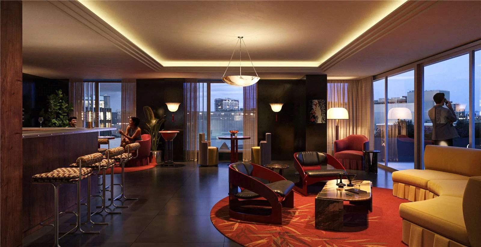 Television Centre White City London W12 7fw Scenery House Private Residents Bar Lounge