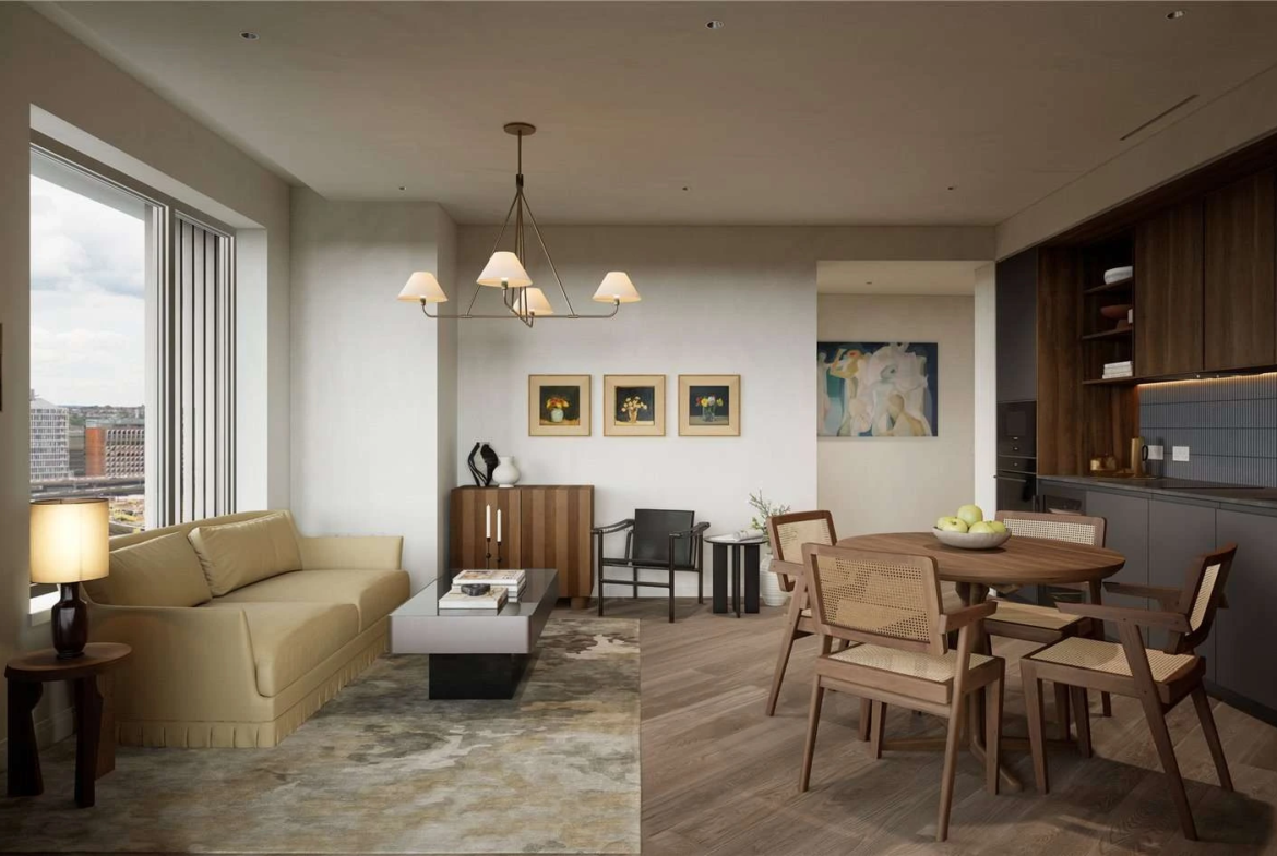 The Ariel Television Centre White City London W12 Open Plan Living Kitchen Dining