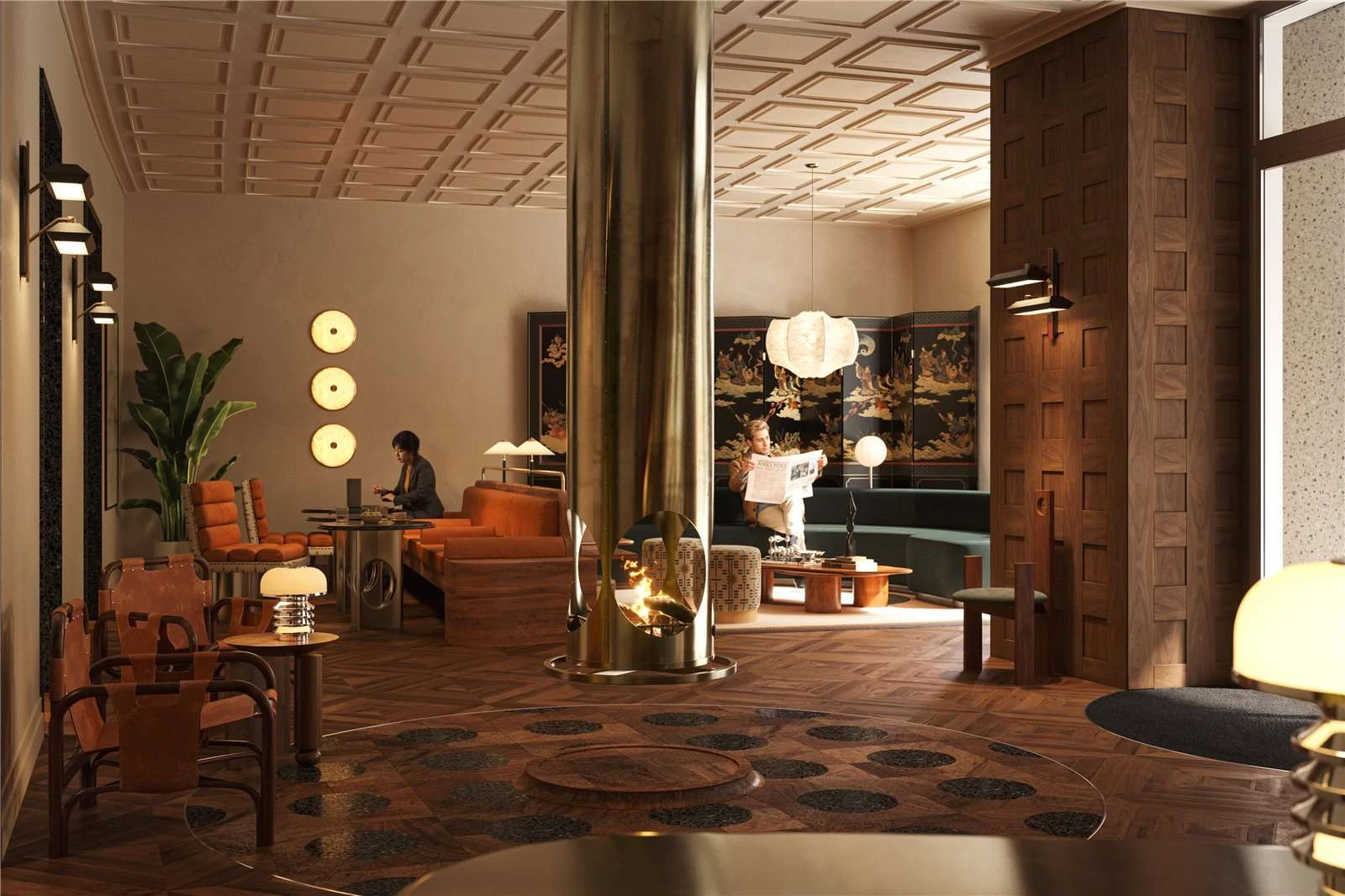 The Ariel Television Centre White City London W12 Residents Lounge Interior