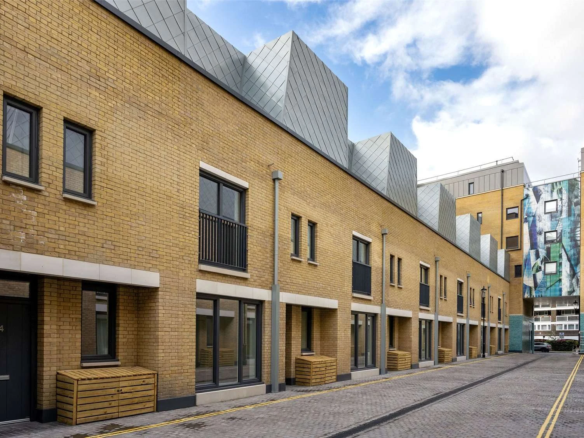 The Auria Cantle Mews Portobello Square W10 Mews Houses Yellow Brick Zinc Roof Street View