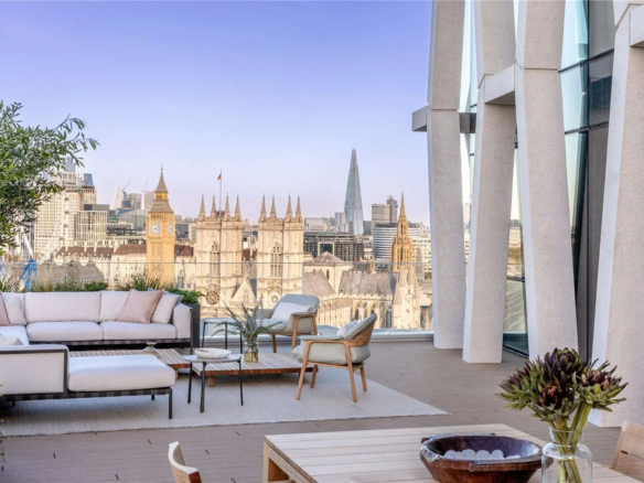 The Broadway Orchard Place Rooftop Terrace Westminster Abbey Big Ben View Sw1h