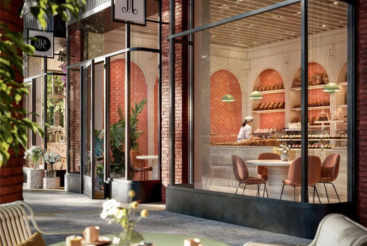 The Capston Embassy Gardens Nine Elms Sw11 London Ground Floor Artisan Bakery Cafe Retail Outdoor Seating Residents Amenity