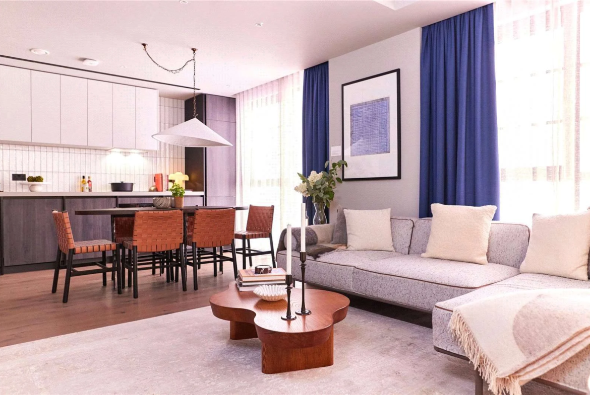 The Founding Canada Water London Se16 Apartment Open Plan Living Kitchen Dining Area