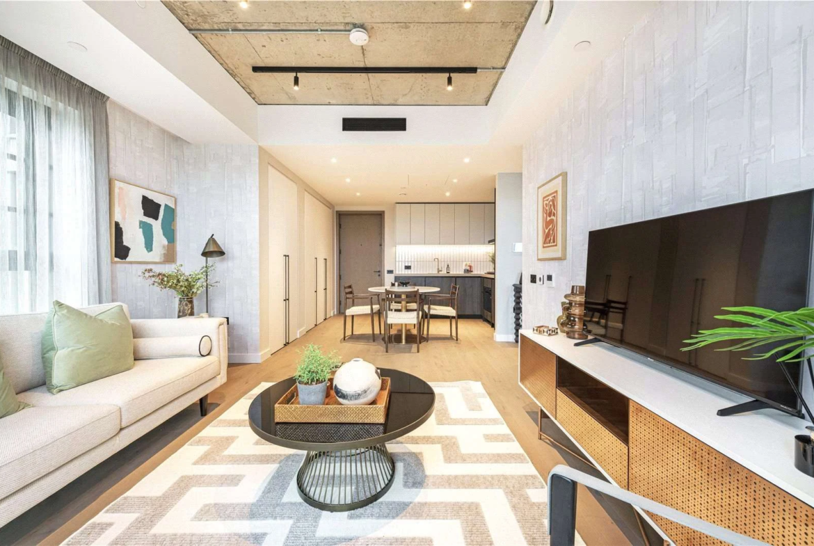 The Founding Canada Water London Se16 Open Plan Living Dining Kitchen Engineered Timber Floor