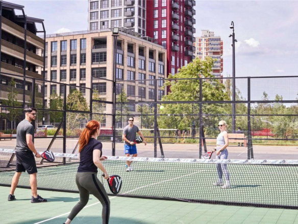The Founding Canada Water London Se16 Padel Tennis Court Residents Leisure Facilities
