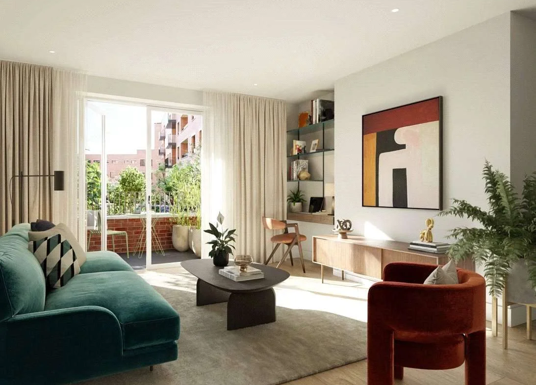 The Pages Wembley Ha9 2 Bedroom Living Room South West Balcony