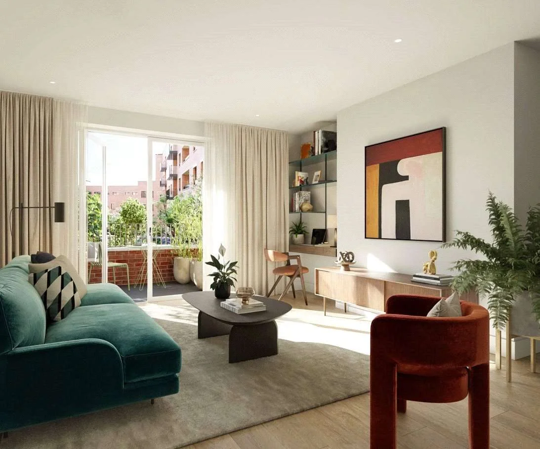The Pages Wembley Ha9 2 Bedroom Living Room South West Balcony