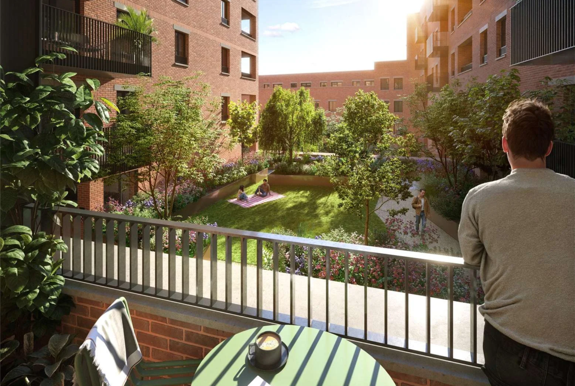 The Pages Wembley Ha9 Balcony Landscaped Courtyard Garden