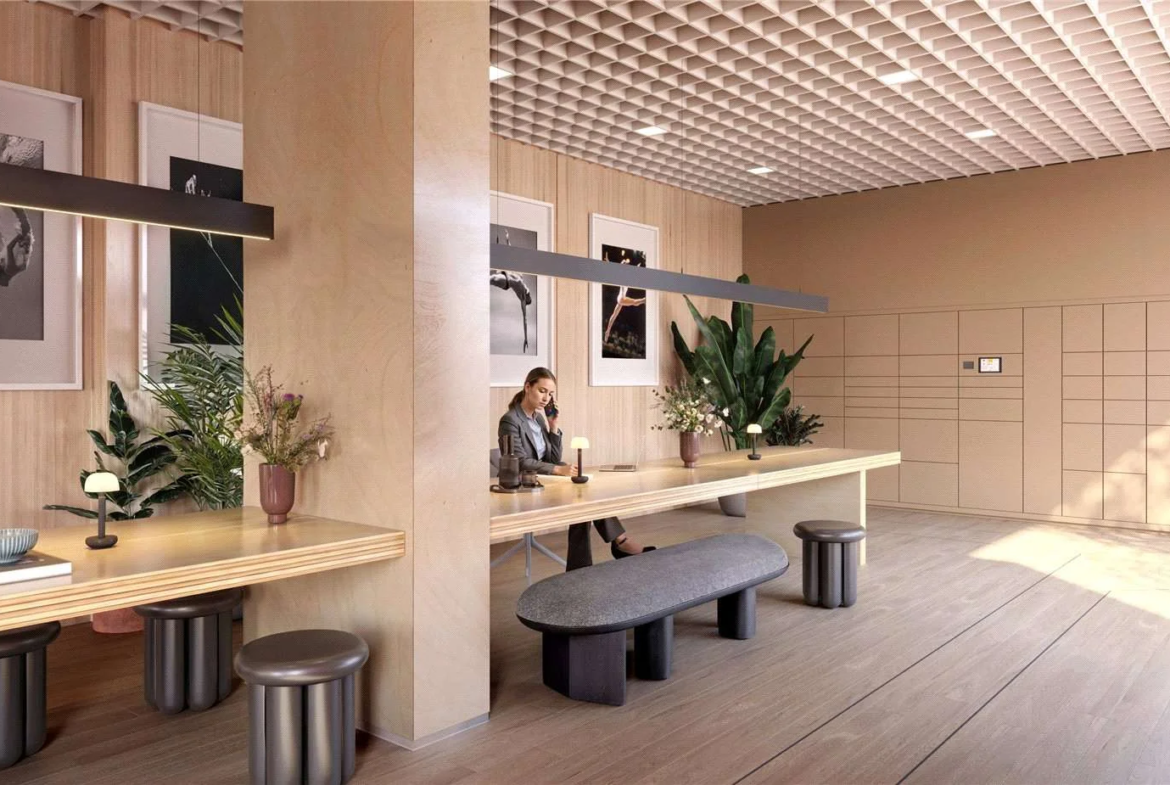 The Pages Wembley Ha9 Concierge Lobby Residents Lounge