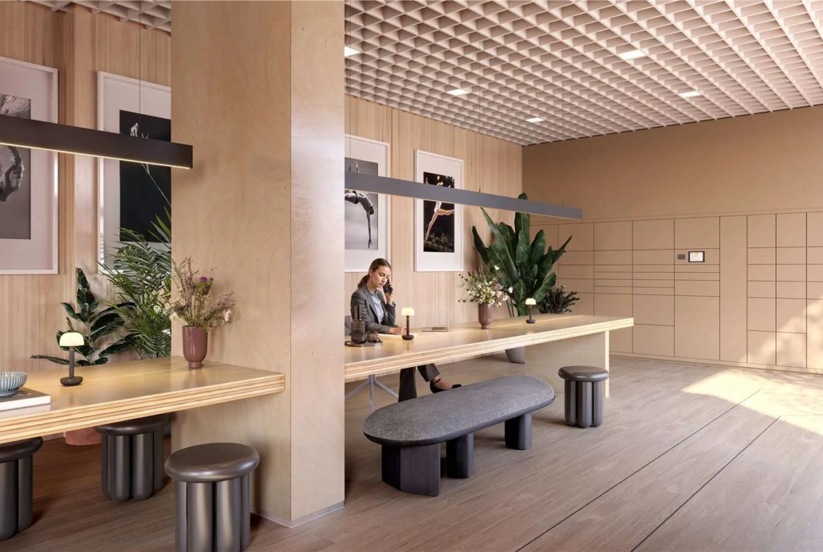 The Pages Wembley Ha9 Concierge Lobby Residents Lounge